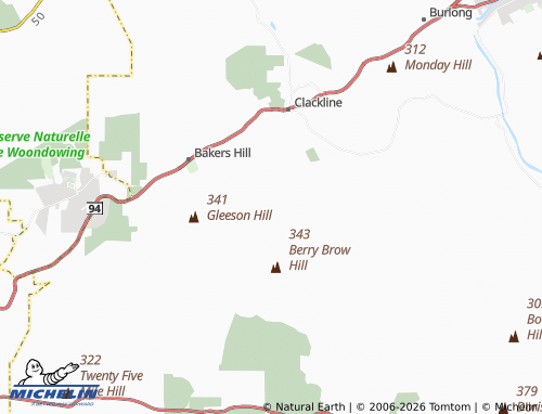 Mapa MICHELIN Copley - ViaMichelin