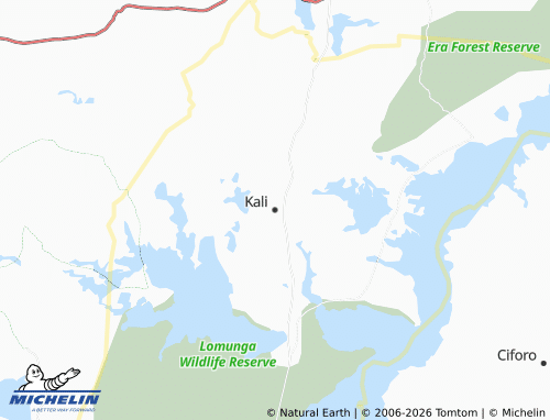 MICHELIN Kali map - ViaMichelin