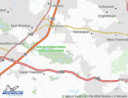 Mappa MICHELIN Roosevelt - ViaMichelin