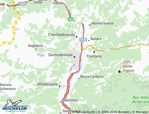 Mapa MICHELIN Domodossola - ViaMichelin