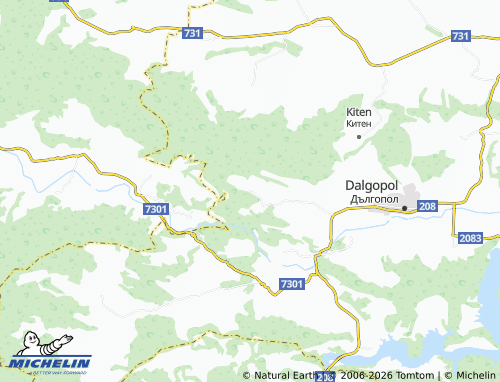 Mapa MICHELIN Sladka voda - ViaMichelin