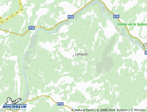 Mapa MICHELIN Lampuži - ViaMichelin