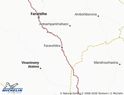 MICHELIN Faravohitra map - ViaMichelin
