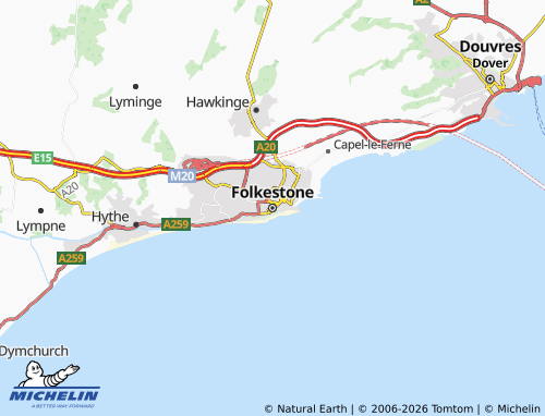MICHELIN Folkestone map - ViaMichelin