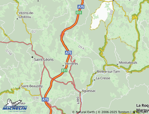 Carte MICHELIN Vezouillac - ViaMichelin
