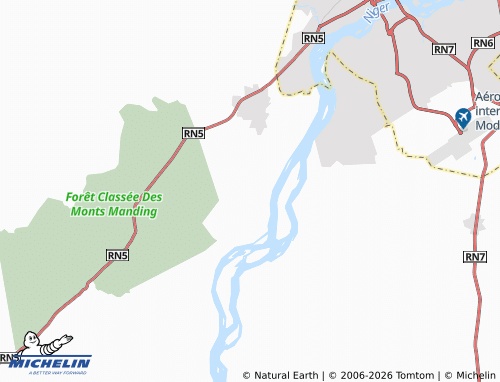 MICHELIN Katibougou map - ViaMichelin