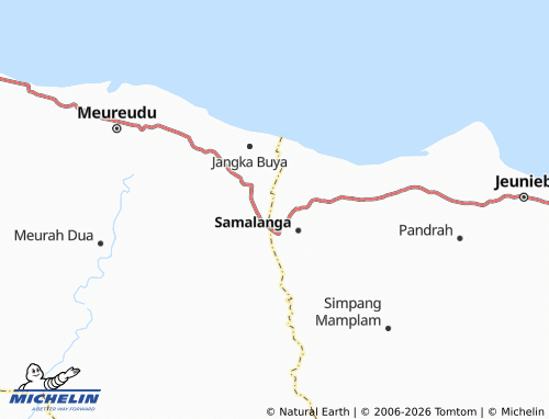 MICHELIN Cot Meurak Baroh map - ViaMichelin