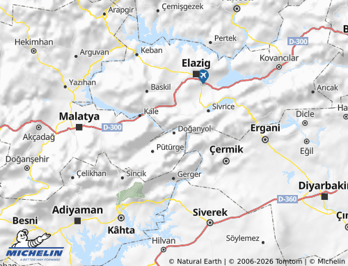 Mappa MICHELIN Doğanyol - ViaMichelin