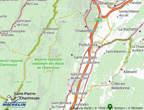 Carte MICHELIN Saint-Georges - ViaMichelin