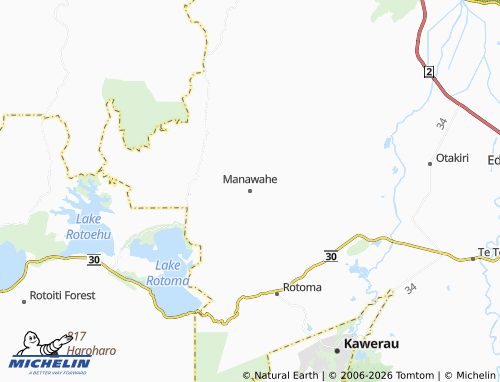 Mapa MICHELIN Manawahe - ViaMichelin