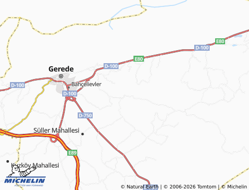 Mapa MICHELIN Yağdaş - ViaMichelin