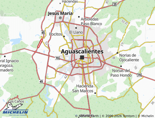 Mapa MICHELIN Expo Plaza - ViaMichelin