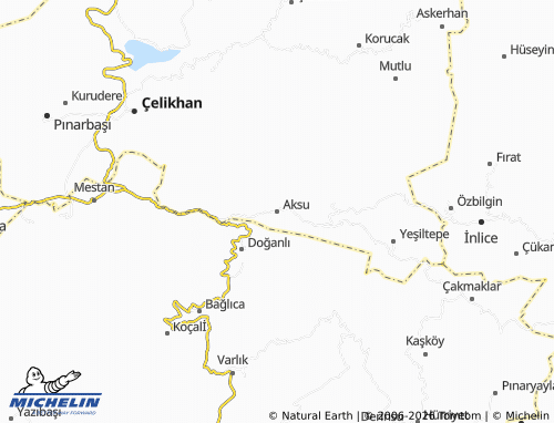 MICHELIN Aksu map - ViaMichelin
