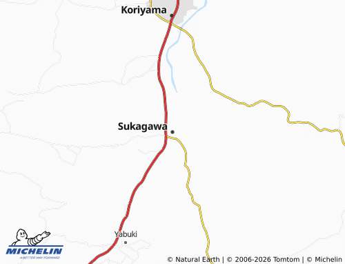 Mapa MICHELIN Sukagawa - ViaMichelin