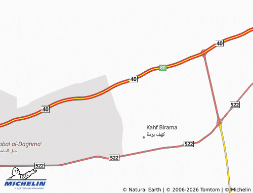 Carte MICHELIN al-Nukhba - ViaMichelin