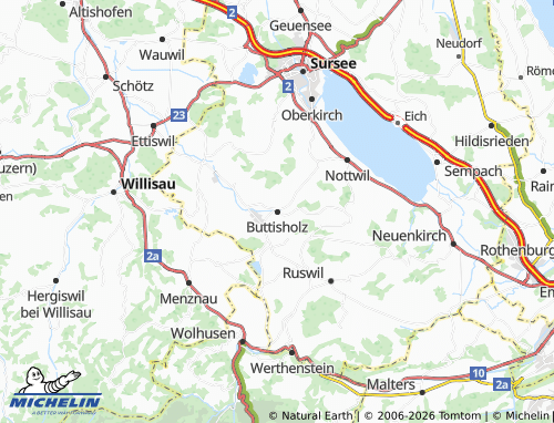 Mapa MICHELIN Buttisholz - ViaMichelin
