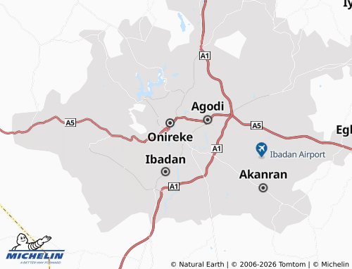 Mapa MICHELIN Agbeni - ViaMichelin