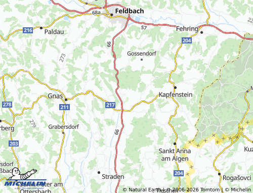 Mappa MICHELIN Bad Gleichenberg - ViaMichelin