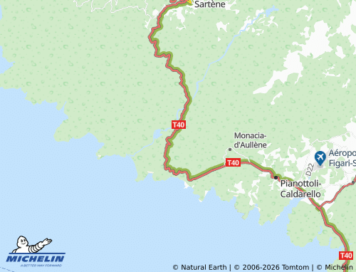 Carte MICHELIN Serragia - ViaMichelin