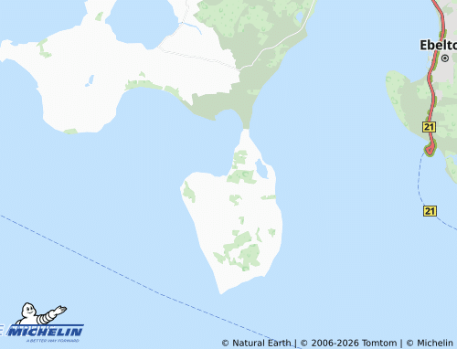Mapa MICHELIN Kongsgårde - ViaMichelin