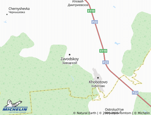 MICHELIN Ilovay-Brigadirskoye map - ViaMichelin