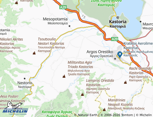Carte MICHELIN Avgi - ViaMichelin