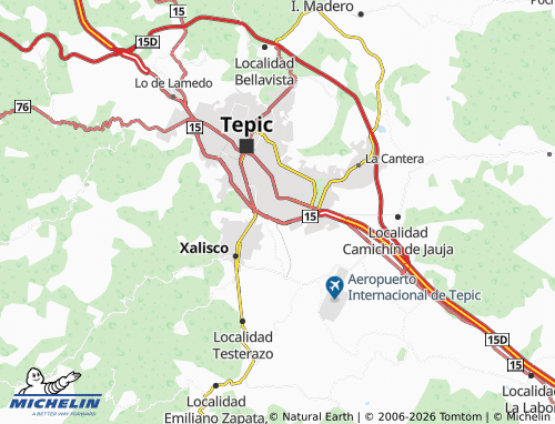 Mapa MICHELIN Los Sauces - ViaMichelin