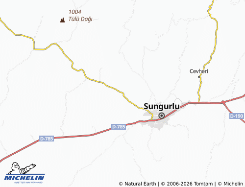 Mappa MICHELIN Tuğcu - ViaMichelin
