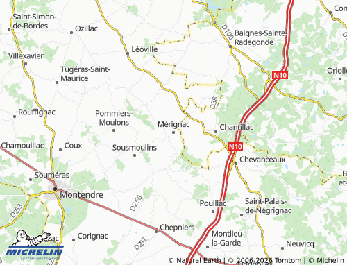 Mapa MICHELIN Mérignac - ViaMichelin