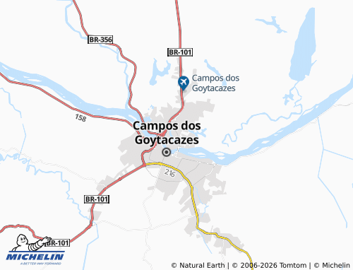 MICHELIN Parque Alvorada map - ViaMichelin