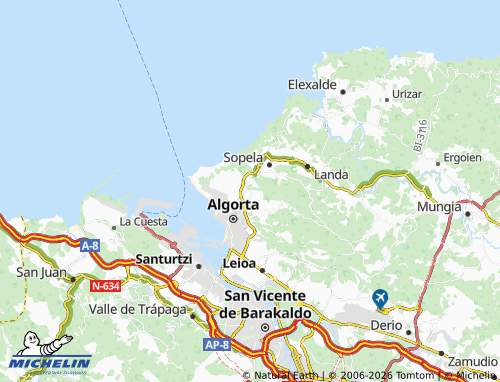 Mapa MICHELIN Berango - ViaMichelin