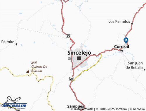 MICHELIN Pablo VI map - ViaMichelin