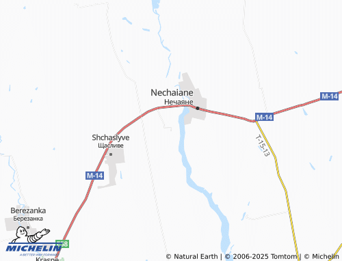MICHELIN Kalynivka map - ViaMichelin