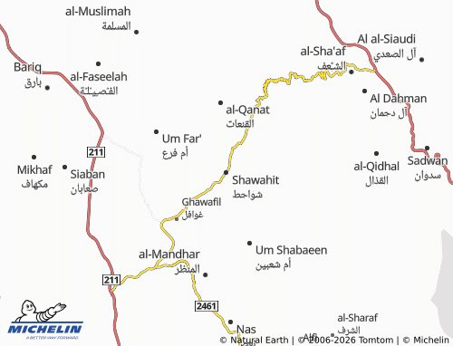 MICHELIN-Landkarte Shawahit - ViaMichelin