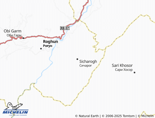 MICHELIN Sicharogh map - ViaMichelin