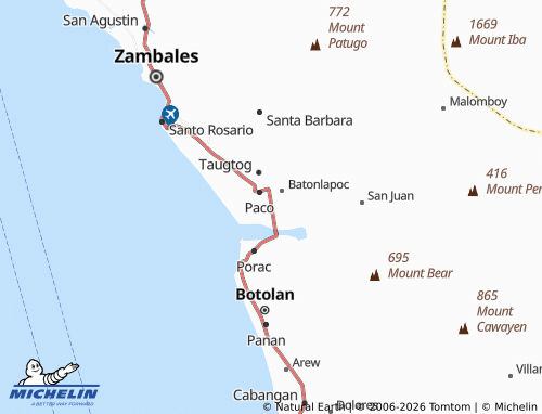 MICHELIN Capayawan map - ViaMichelin