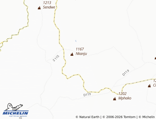 Mapa MICHELIN Mbangala - ViaMichelin