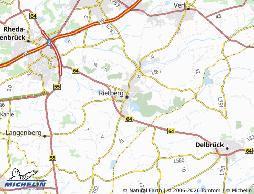 MICHELIN Rietberg map - ViaMichelin