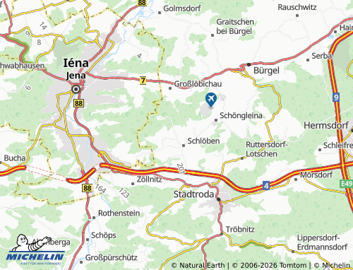 Mappa MICHELIN Zöttnitz - ViaMichelin