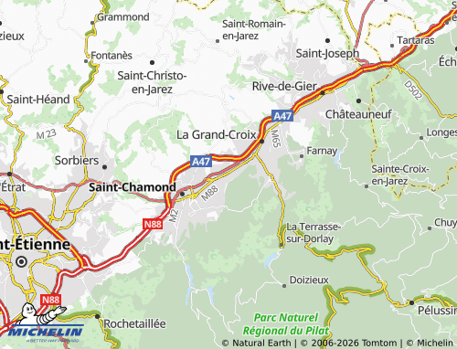 MICHELIN-Landkarte L'Horme - ViaMichelin