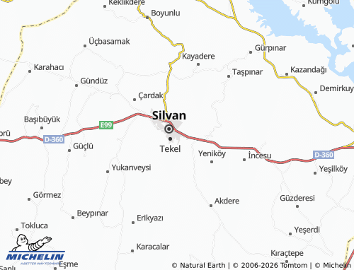 MICHELIN Konak map - ViaMichelin