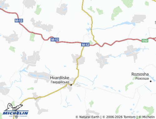 Carte MICHELIN Nemychyntsi - ViaMichelin
