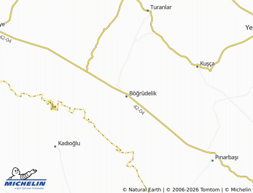 MICHELIN Böğrüdelik map - ViaMichelin