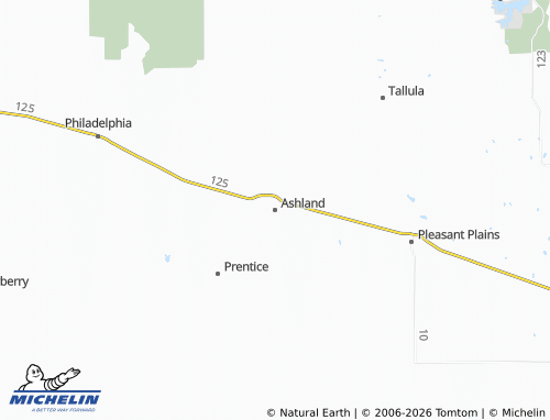 Mapa MICHELIN Ashland - ViaMichelin