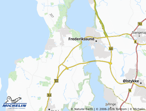 MICHELIN Gerlev map - ViaMichelin
