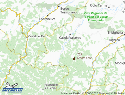 Mappa MICHELIN Ponte di Baffadi - ViaMichelin