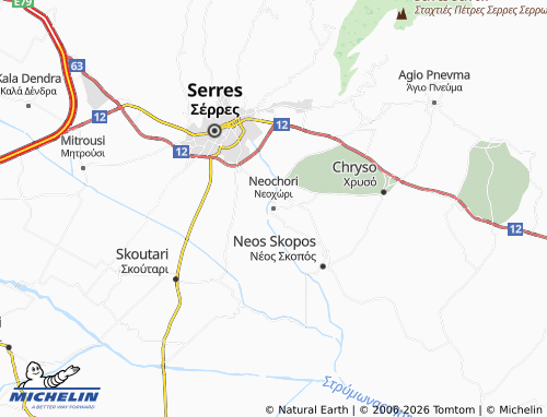 Carte MICHELIN Neochori - ViaMichelin