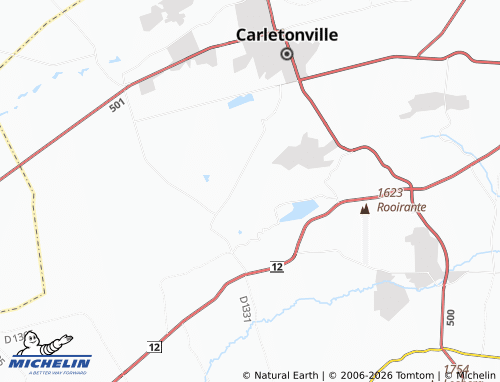 Kaart MICHELIN Elandsridge - ViaMichelin