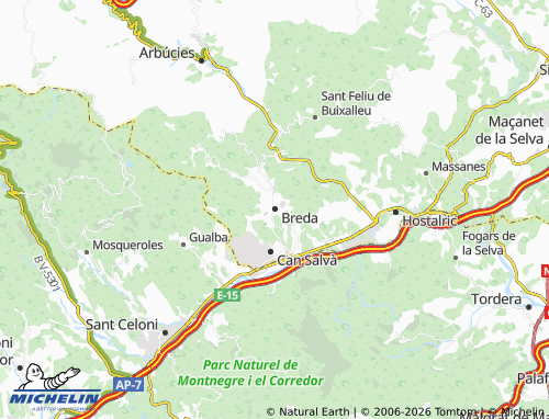 MICHELIN Breda map - ViaMichelin