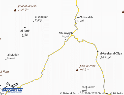 Carte MICHELIN al-Sa'eeb - ViaMichelin